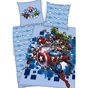 Housse de couette Avengers multicolore 140x200 cm