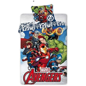 Housse de couette Avengers multicolore 140x200 cm