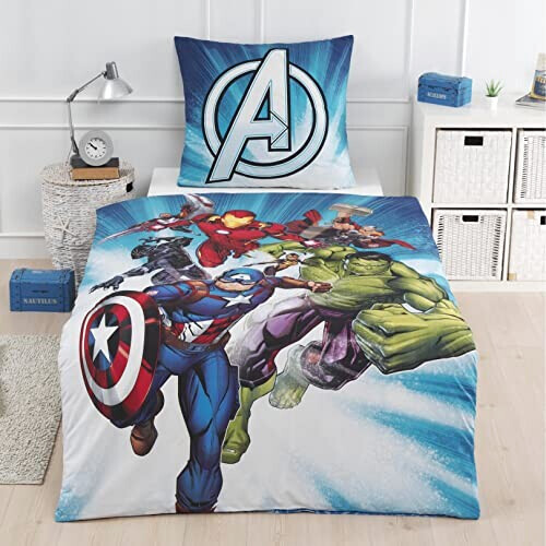 Housse de couette Avengers multicolore 135x200 cm