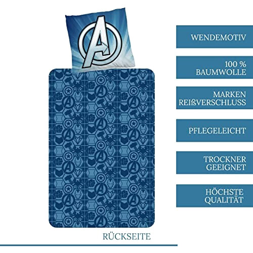 Housse de couette Avengers multicolore 135x200 cm variant 2 
