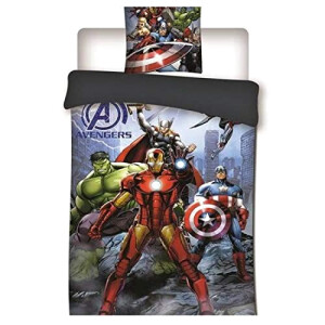 Housse de couette Avengers multicolore 140x200 cm