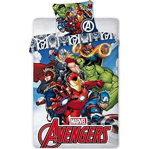 Housse de couette Avengers multicolore 140x200 cm