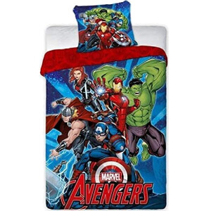 Housse de couette Avengers multicolore 140x200 cm