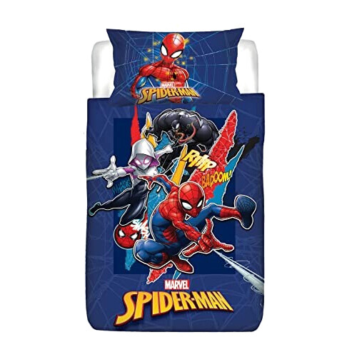 Housse de couette Avengers spiderman blu