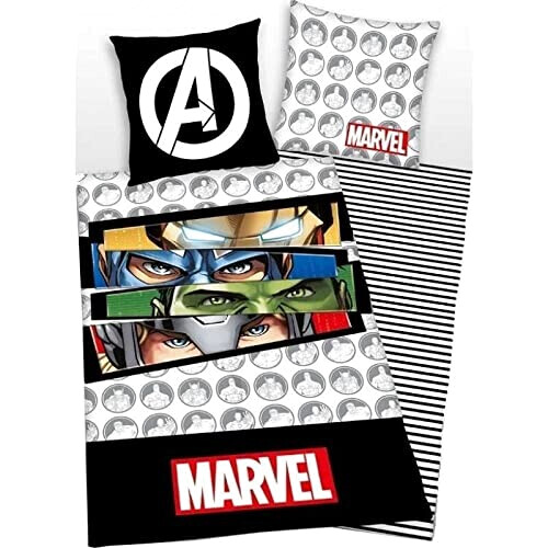 Housse de couette Avengers multicolore 140x200 cm