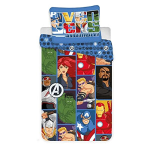 Housse de couette Avengers multicolore 140x200 cm