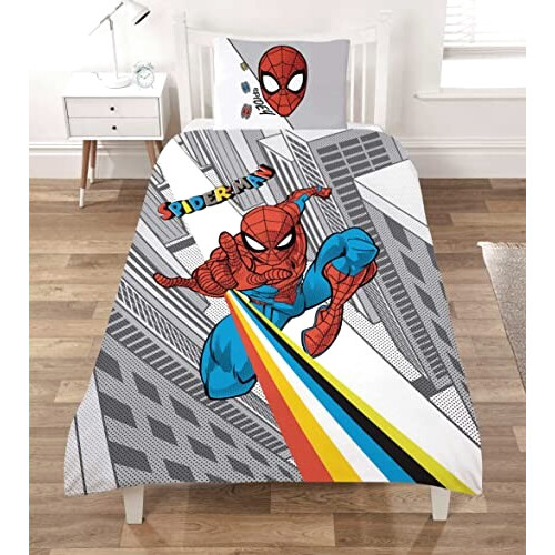 Housse de couette Spider-man gris 135x200 cm