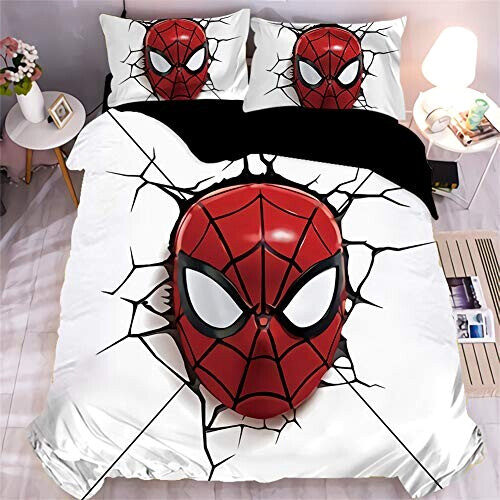 Housse de couette Spider-man style 135x200 cm 140x200 cm 200x200 cm 220x240 cm