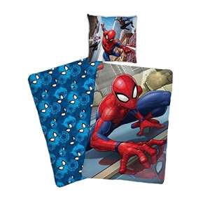 Housse de couette Spider-man multicolore 140x200 cm