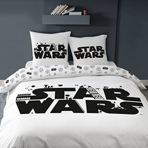 Housse de couette Star Wars blanc 140x200 cm
