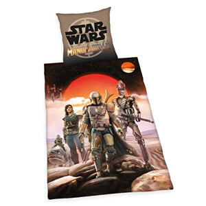 Housse de couette Le Mandalorian - Star Wars - multicolore 140x200 cm