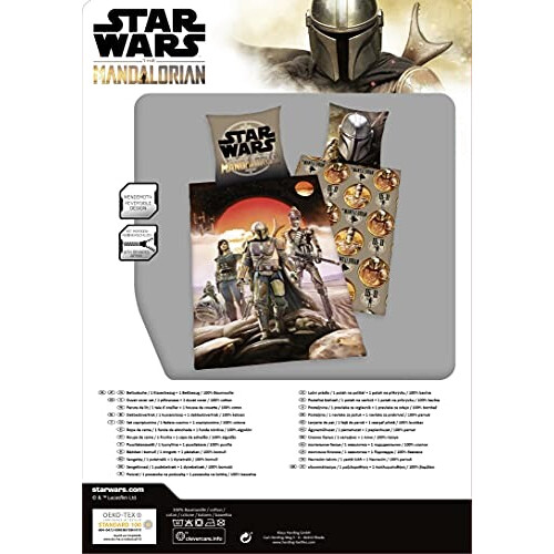 Housse de couette Le Mandalorian - Star Wars - multicolore 140x200 cm variant 4 