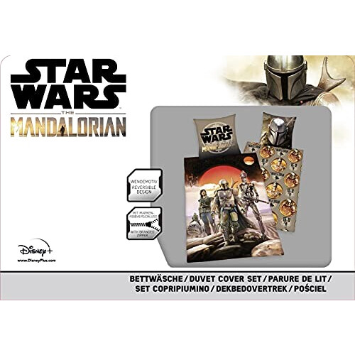 Housse de couette Le Mandalorian - Star Wars - multicolore 140x200 cm variant 5 