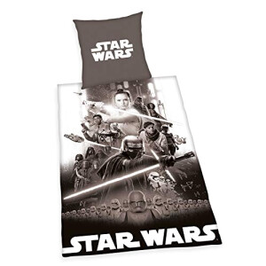 Housse de couette Star Wars gris 135x200 cm