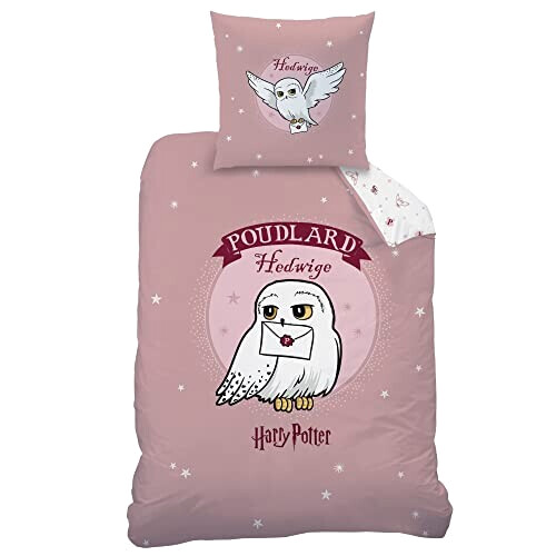 Housse de couette Hedwige - Harry Potter - rose 140x200 cm variant 1 