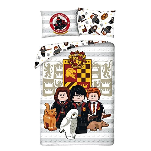Housse de couette Hermione Granger - Harry Potter - blanc 140x200 cm