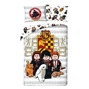 Housse de couette Hermione Granger - Harry Potter - blanc 140x200 cm