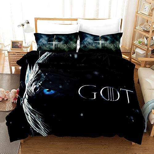 Housse de couette Game of Thrones 135x200 cm 200x200 cm 220x240 cm