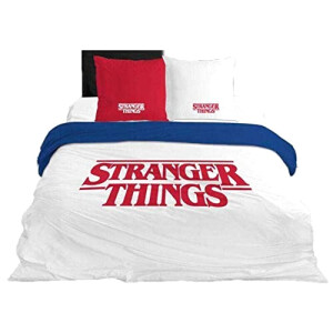 Housse de couette Stranger things beige 220x240 cm