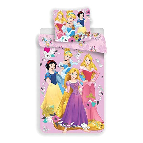 Housse de couette Blanche-Neige multicolore 140x200 cm
