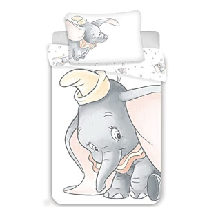 Housse de couette Dumbo gris 100x135 cm