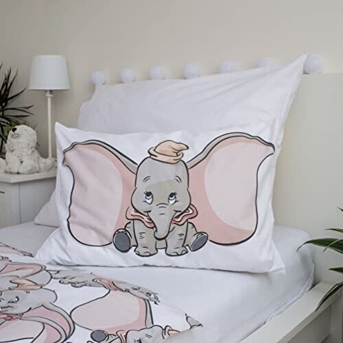 Housse de couette Dumbo blanc 100x135 cm variant 1 