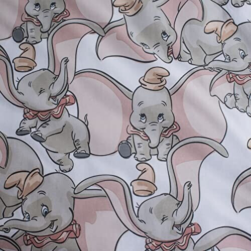 Housse de couette Dumbo blanc 100x135 cm variant 3 