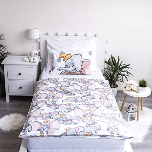 Housse de couette Dumbo blanc 100x135 cm variant 0 