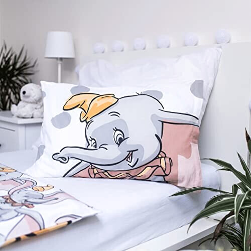 Housse de couette Dumbo blanc 100x135 cm variant 1 