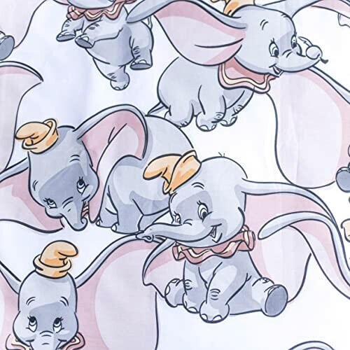 Housse de couette Dumbo blanc 100x135 cm variant 2 