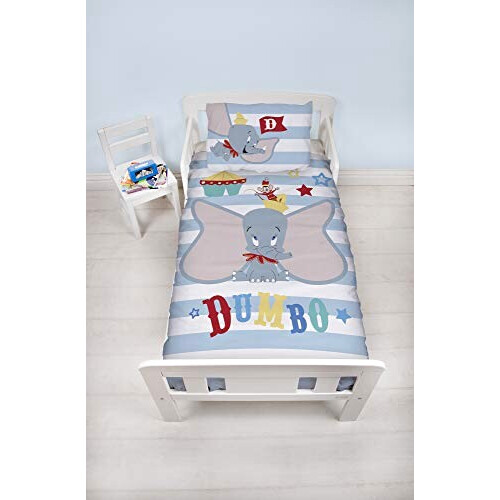 Housse de couette Dumbo bleu 120x150 cm