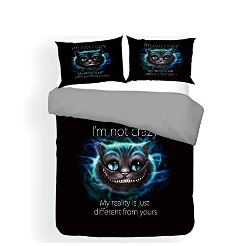 Housse de couette Alice au pays des merveilles chester 140x200 cm 220x240 cm variant 1 