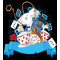 Housse de couette Alice au pays des merveilles multicolore 200x200 cm - miniature variant 1