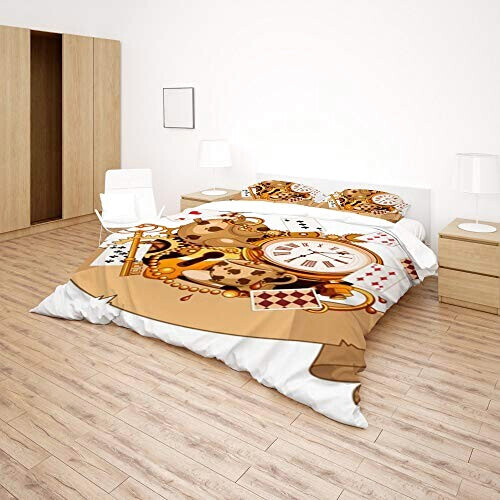Housse de couette Alice au pays des merveilles conforme À l'image variant 2 