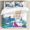 Housse de couette Alice au pays des merveilles multicolore - miniature