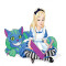 Housse de couette Alice au pays des merveilles multicolore - miniature variant 1