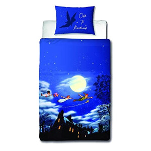 Housse de couette Peter Pan bleu 135x200 cm
