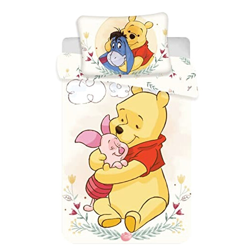 Housse de couette Winnie l'ourson multicolore 100x135 cm