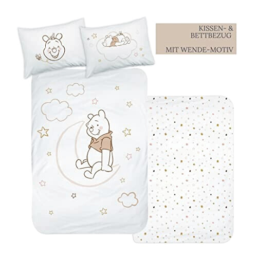 Housse de couette Winnie l'ourson blanc cassé 100x135 cm variant 0 