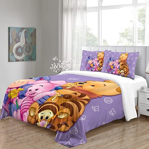 Housse de couette Winnie l'ourson style- 135x200 cm 200x200 cm 220x240 cm variant 2 