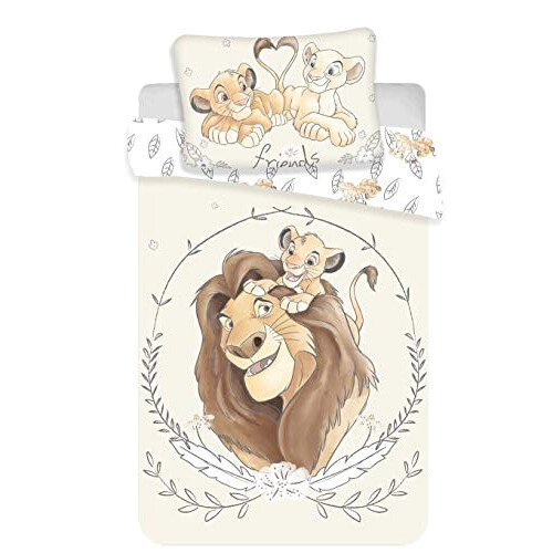 Housse de couette Mufasa, Simba - Le roi lion - multicolore 100x135 cm