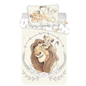 Housse de couette Mufasa, Simba - Le roi lion - multicolore 100x135 cm