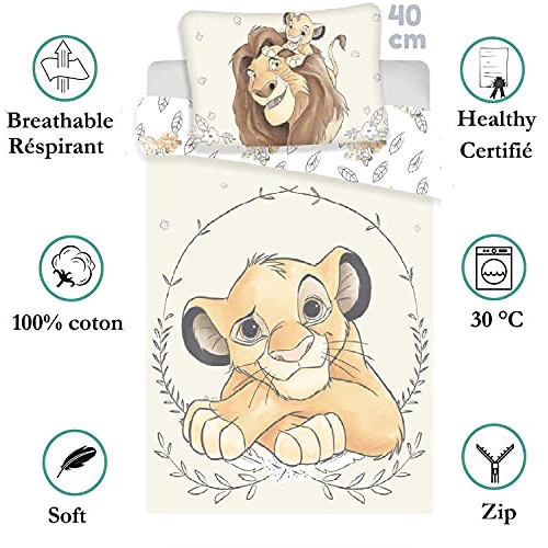Housse de couette Simba - Le roi lion - 100x135 cm variant 5 