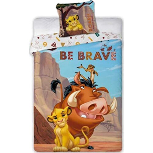 Housse de couette Le roi lion multicolore 140x200 cm