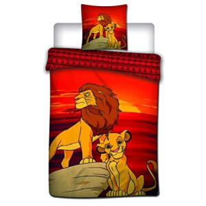 Housse de couette Le roi lion multicolore 140x200 cm