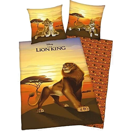 Housse de couette Le roi lion multicolore 140x200 cm