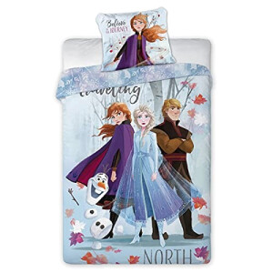 Housse de couette La reine des neiges multicolore 140x200 cm