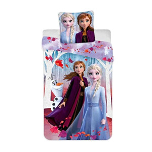 Housse de couette La reine des neiges multicolore 140x200 cm