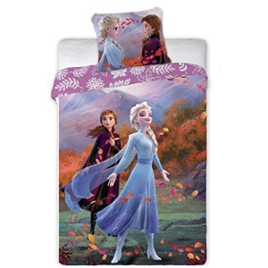 Housse de couette La reine des neiges multicolore 140x200 cm