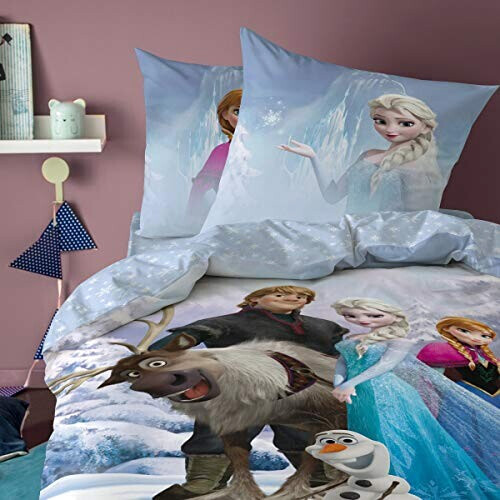 Housse de couette Anna, Elsa - La reine des neiges - multicolore 135x200 cm variant 1 